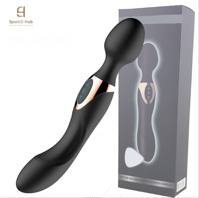 SelfTime Powerful Vibrator Sex Toy Wand with 10 different speeds and modes