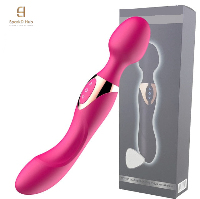 SelfTime Powerful Vibrator Sex Toy Wand with 10 different speeds and modes