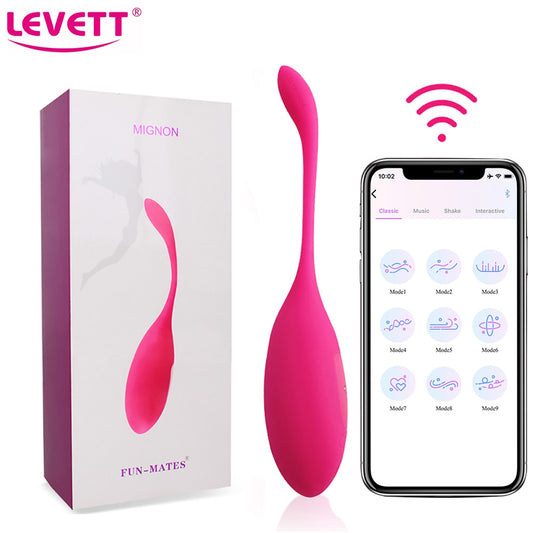 Wireless APP Control Vibrating Egg Vibrator Wearable Panties Vibrators G Spot Stimulator Vaginal Kegel Ball Sex Toy For Women