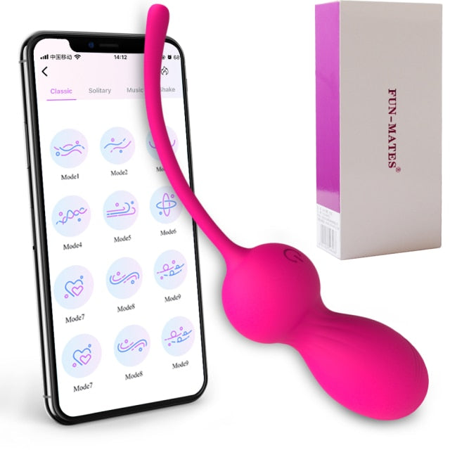 Wireless APP Control Vibrating Egg Vibrator Wearable Panties Vibrators G Spot Stimulator Vaginal Kegel Ball Sex Toy For Women